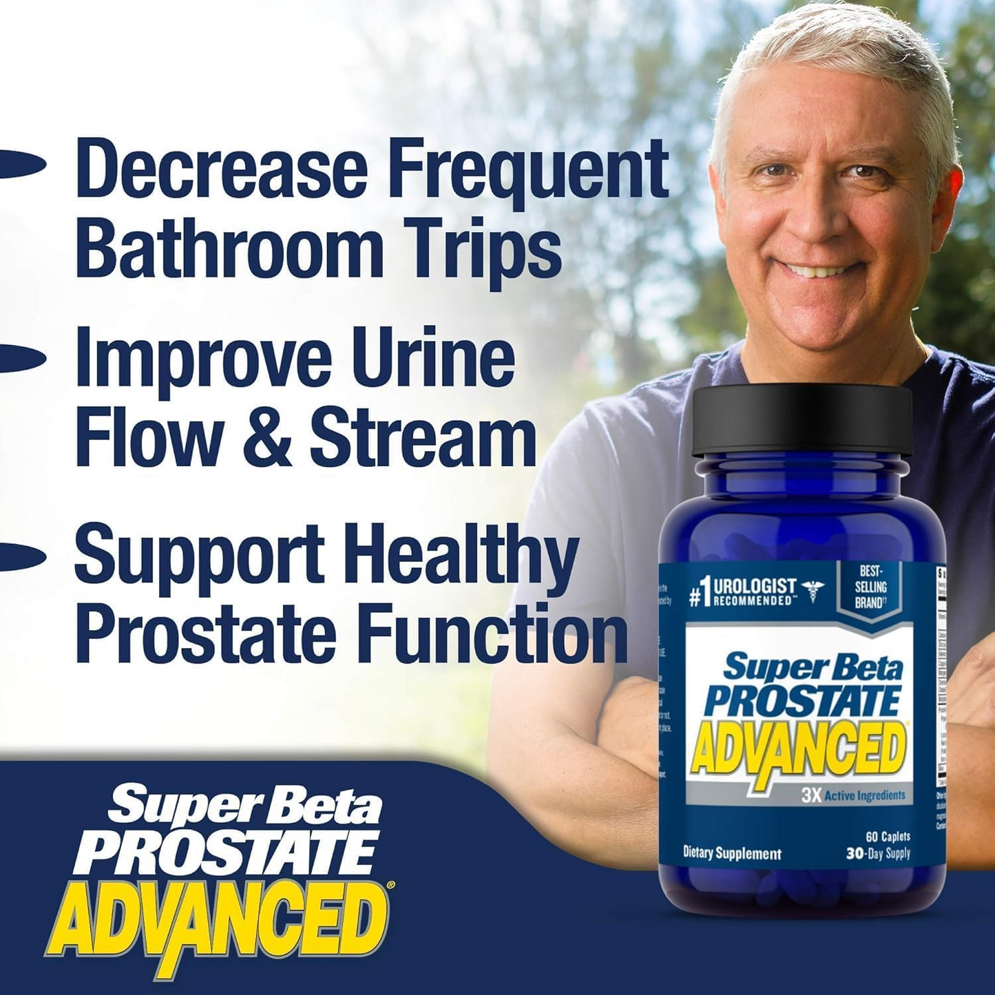 Super Beta Prostate®  Advanced Prostate Support for Men （2 pack）
